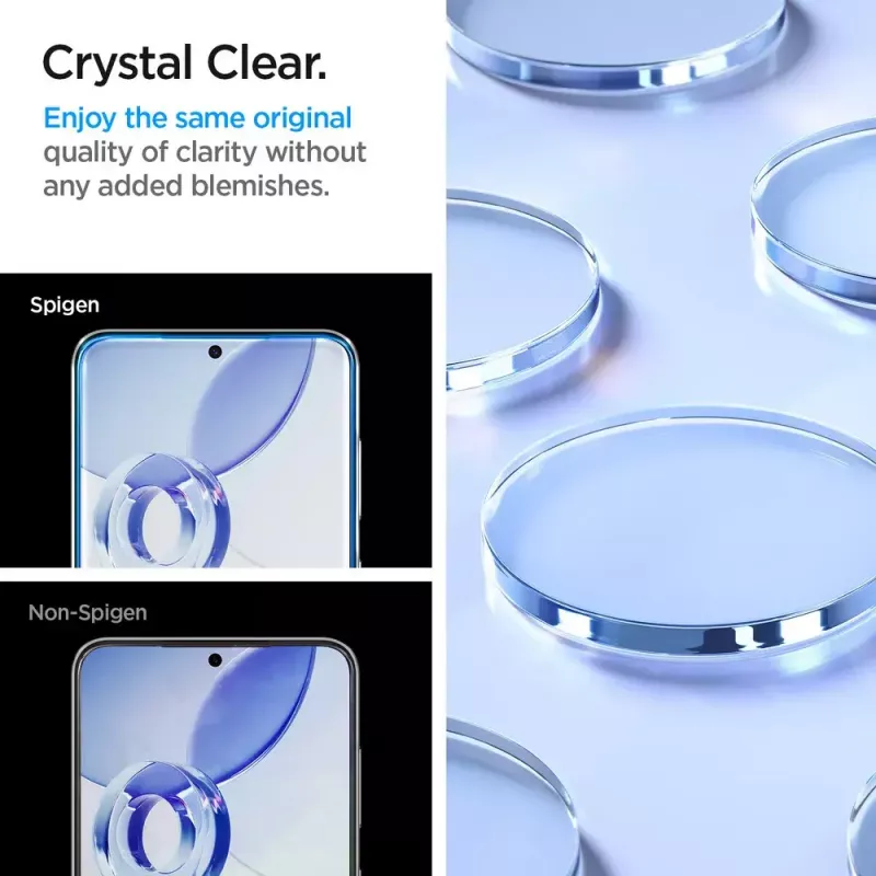 Glass Screen Protector Spigen Galaxy S24 Dust Scratch Resistant
