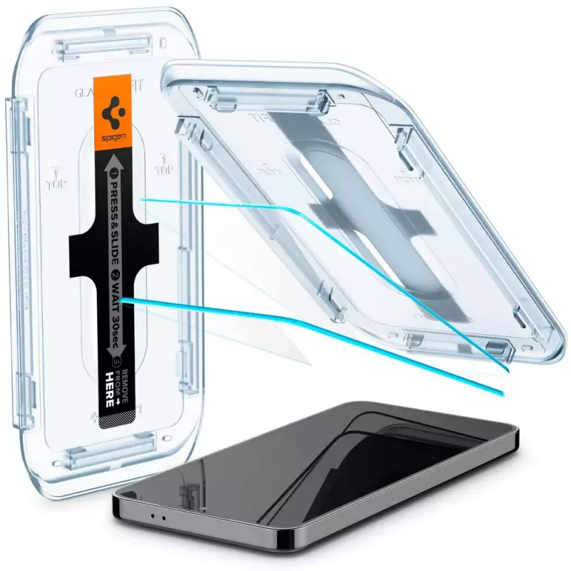 Glass Screen Protector Spigen Galaxy S24 Dust Scratch Resistant