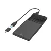 Hama 00200760 storage drive enclosure HDD/SSD enclosure Black 2.5 inch