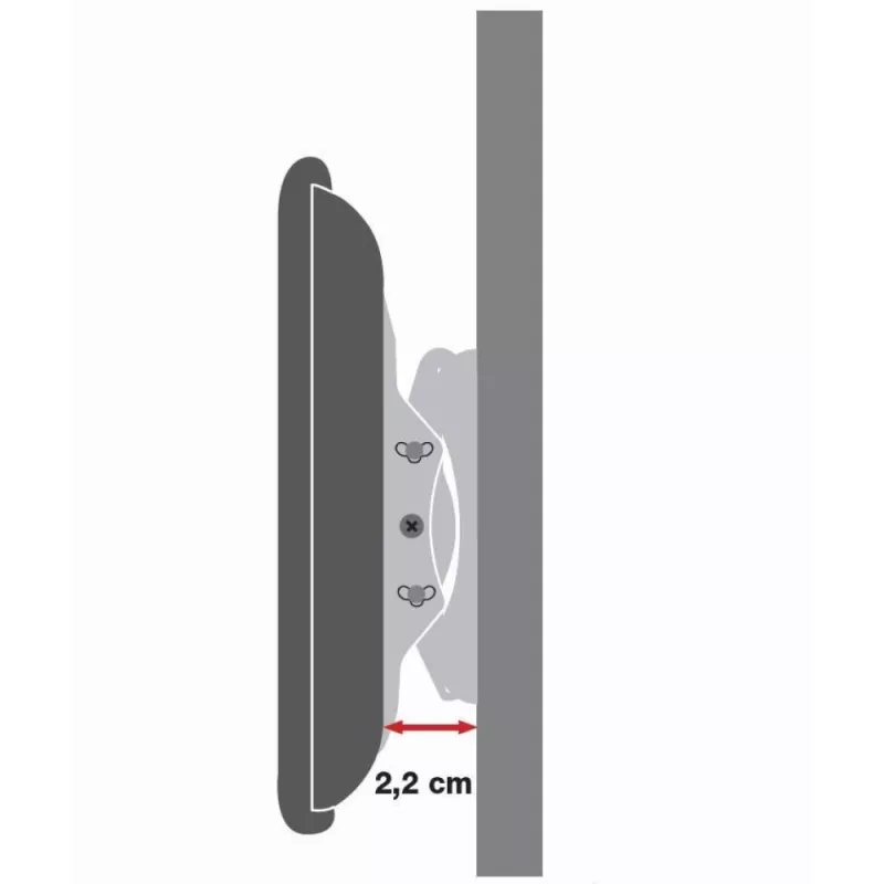Techly Wall Mount for LED LCD TV 42-80 Ultra Slim Fixed H400mm” ICA-PLB 840
