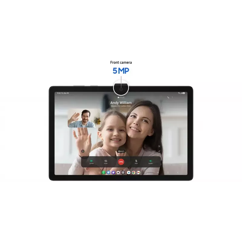 Tablet Samsung Galaxy Tab A11+ 5G (11 inch) — 11 inch display, 1920x1200, 256GB, 8GB RAM, 8MP rear, 5MP front, 5G, IP52, grey
