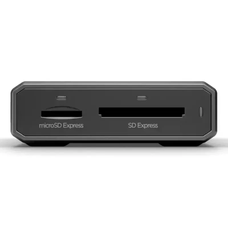 Card reader SANDISK PRO-READER USB 3.2 Gen 2 (Type-C) — supports MicroSD and SD, black/grey, 60×115.3×19.1 mm