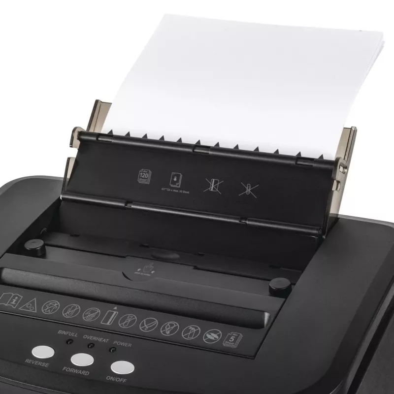Hama Safe Auto M1200 paper shredder Micro-cut shredding 60 dB 22.5 cm Black