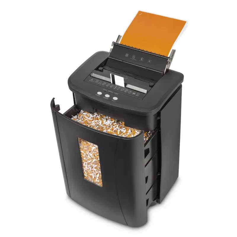 Hama Safe Auto M1200 paper shredder Micro-cut shredding 60 dB 22.5 cm Black