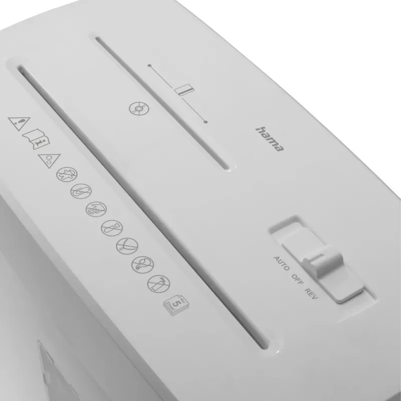 Hama Prime M50CD-W paper shredder Micro-cut shredding 68 dB 22 cm White