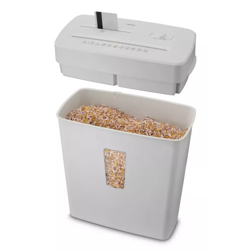Hama Prime M50CD-W paper shredder Micro-cut shredding 68 dB 22 cm White