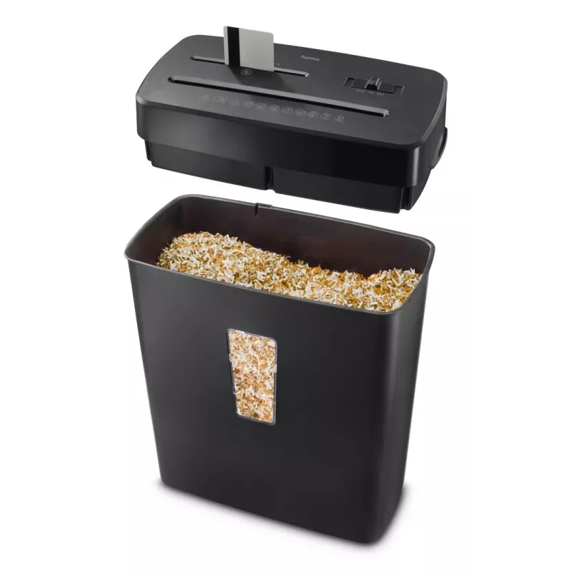 Hama Prime M50CD-B paper shredder Micro-cut shredding 68 dB 22 cm Black
