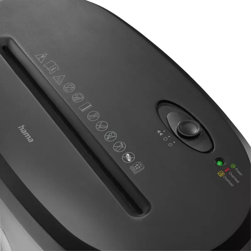 Hama Safe X120 paper shredder Cross shredding 68 dB 22 cm Black