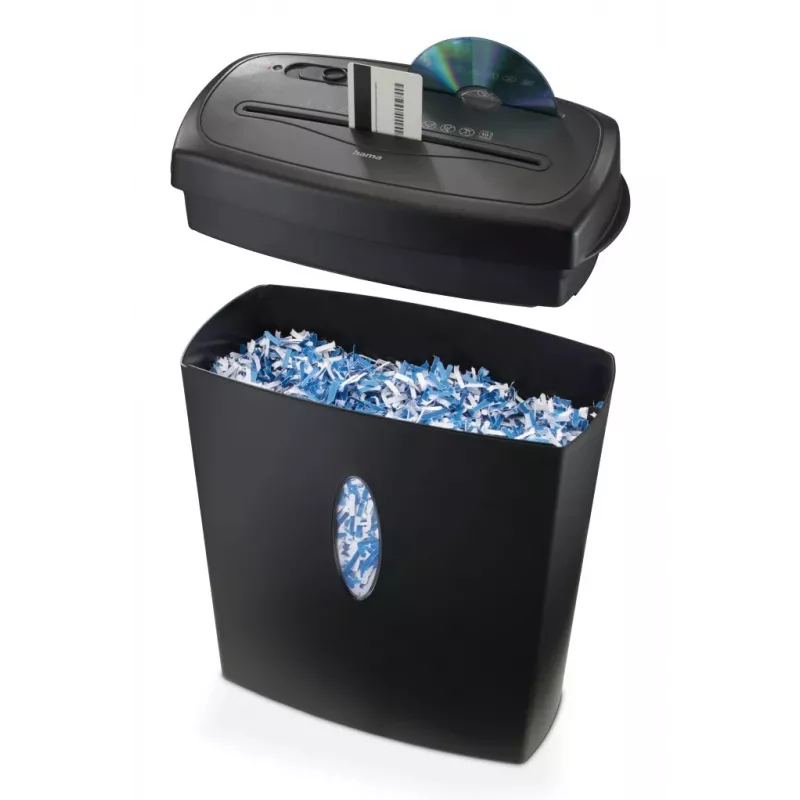 Hama Safe X100CD paper shredder Cross shredding 72 dB 22 cm Black