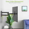 Techly Wall Support for LCD LED 13-30 inch Tilting 2 Joints Black ICA-LCD 923B
