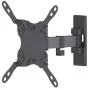 Manhattan Wall Mount for TV & Monitors (Tilt and Swivel 2 pivots), For screens 13 inch to 42 inch, VESA compatibility: all between 75x75mm to 200x200mm - check the dimensions of the four mounting holes on back of screen to ensure it fits, Max 20kg, Bracket