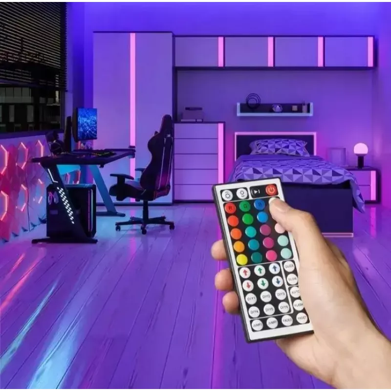LED neon light Vention PAEWJ-EU 5 m, silicone, DC 12V, 72 LEDs/m, 15 W, IP65, IR remote
