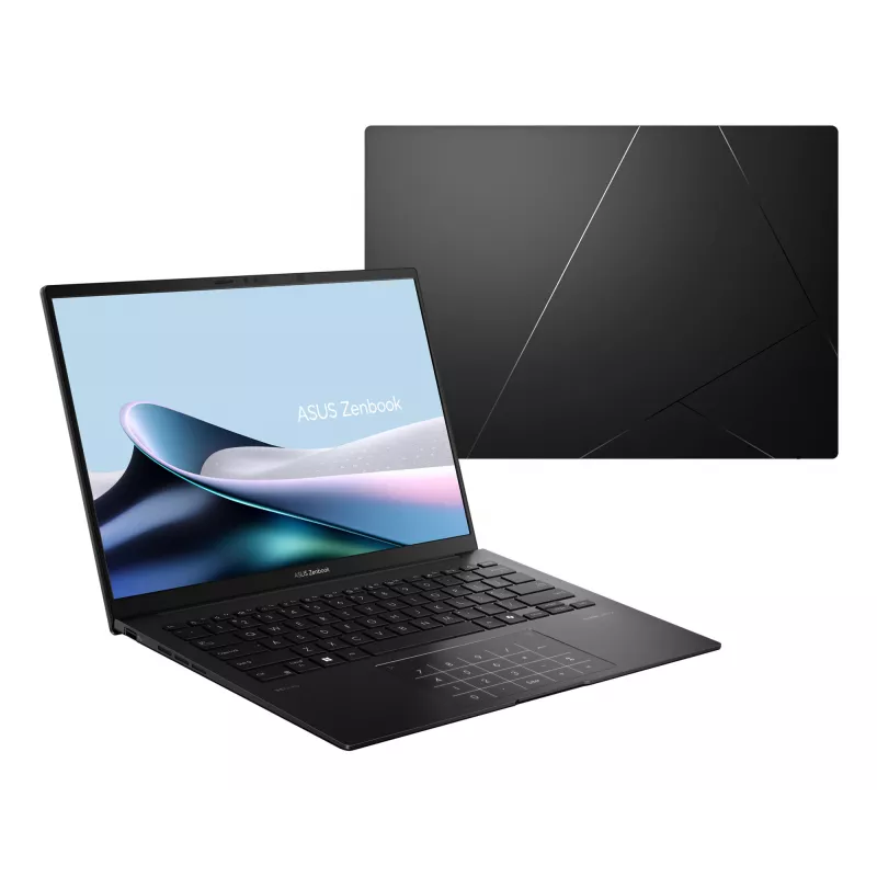 Laptop ASUS ZenBook 14 OLED UM3406KA — 14 inch 3K OLED, AMD Ryzen AI 5 340, 16GB RAM, 512GB SSD, Windows 11 Home, Black