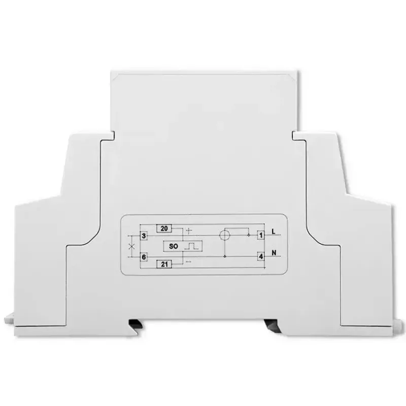 Single-phase electric energy meter QOLTEC 50887 1-phase 230V LCD Slim
