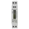 Single-phase electric energy meter QOLTEC 50887 1-phase 230V LCD Slim