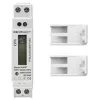 Single-phase electric energy meter QOLTEC 50887 1-phase 230V LCD Slim