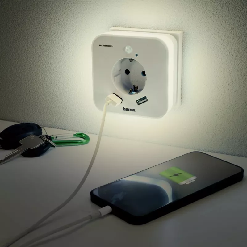 Plug in night-light Hama 00223507 warm white LED 3000K
