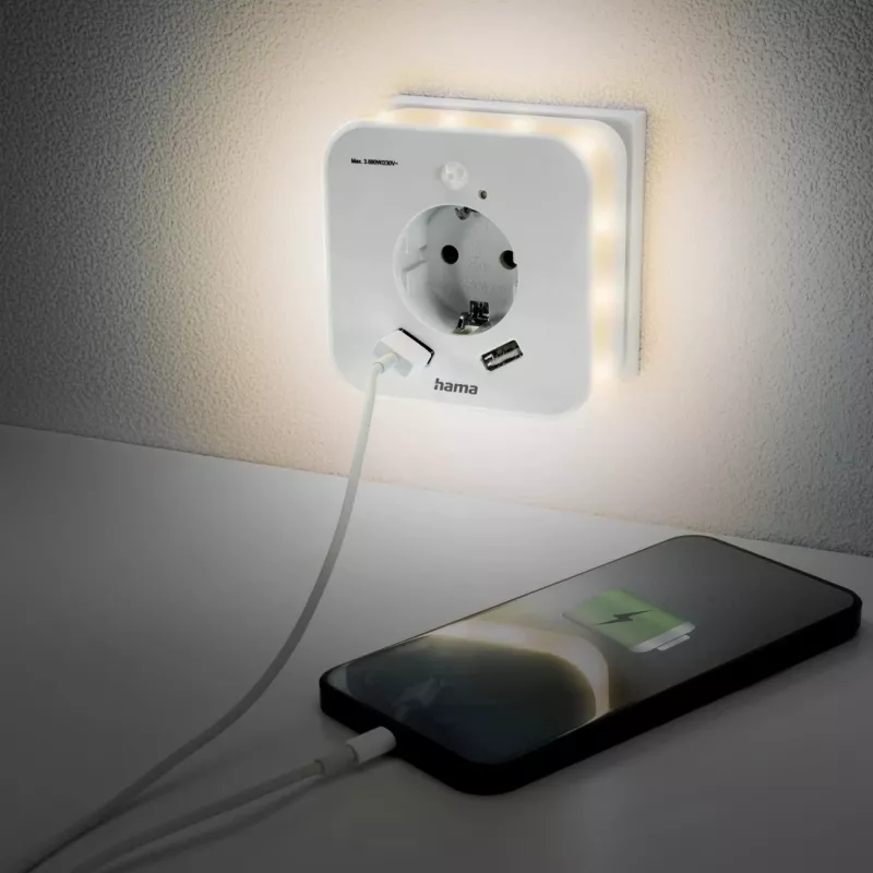 Plug in night-light Hama 00223507 warm white LED 3000K