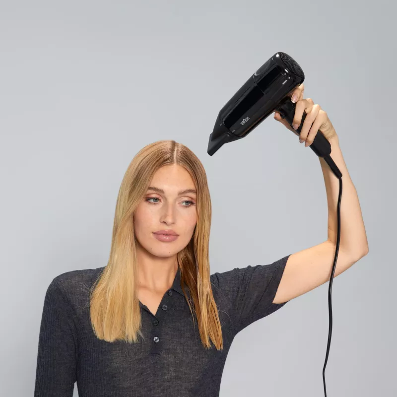 Hair dryer BRAUN BRHD150E 1500W compact design, 1500 W, foldable handle