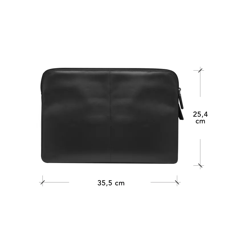Sleeve case d bramante dbramante1928 Skagen Pro+ for MacBook Pro 14 inch / up to 14 inch – Black, 35.6 cm, 1 front pocket