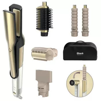 Multistyler hair styling tool Shark HD6051SEU Airflow — 1500 W, 120–220°C, Ceramic, Black/Gold, 2.44 m cord