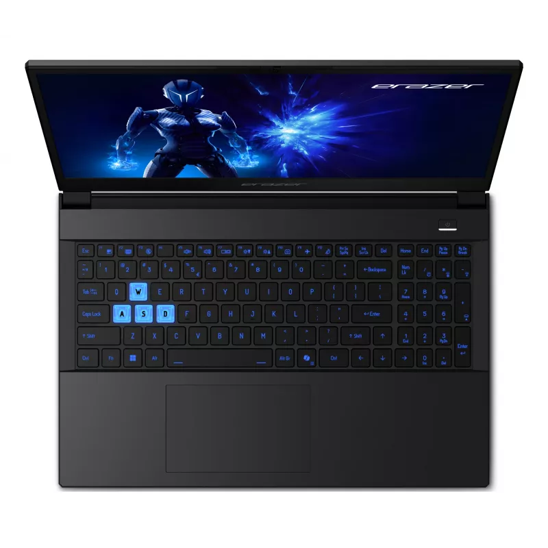 ERAZER Deputy 15 P1 MD62761 Intel Core 7 250H Laptop 39.6 cm (15.6 inch) Full HD 16 GB DDR5-SDRAM 1 TB SSD NVIDIA GeForce RTX 5060 Wi-Fi 6E (802.11ax) Windows 11 Home US English Black