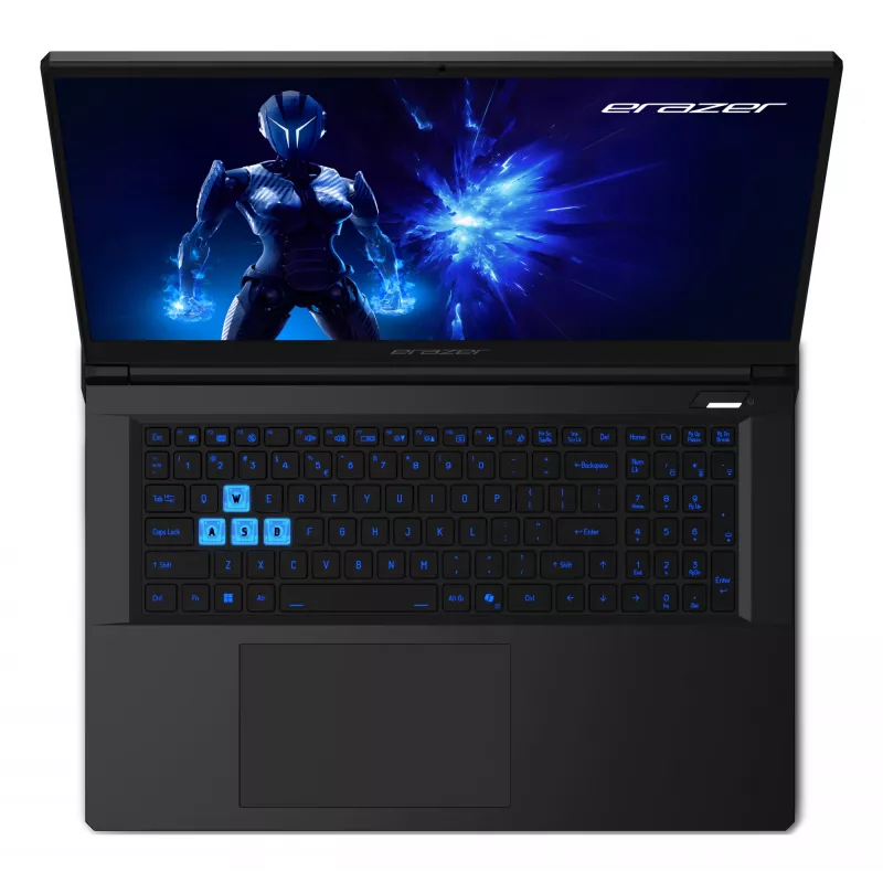 ERAZER Defender 17 P1 MD62756 Intel® Core™ i7 i7-13620H Laptop 43.9 cm (17.3 inch) Full HD 32 GB DDR5-SDRAM 2 TB SSD NVIDIA GeForce RTX 5060 Wi-Fi 6E (802.11ax) Windows 11 Home Black