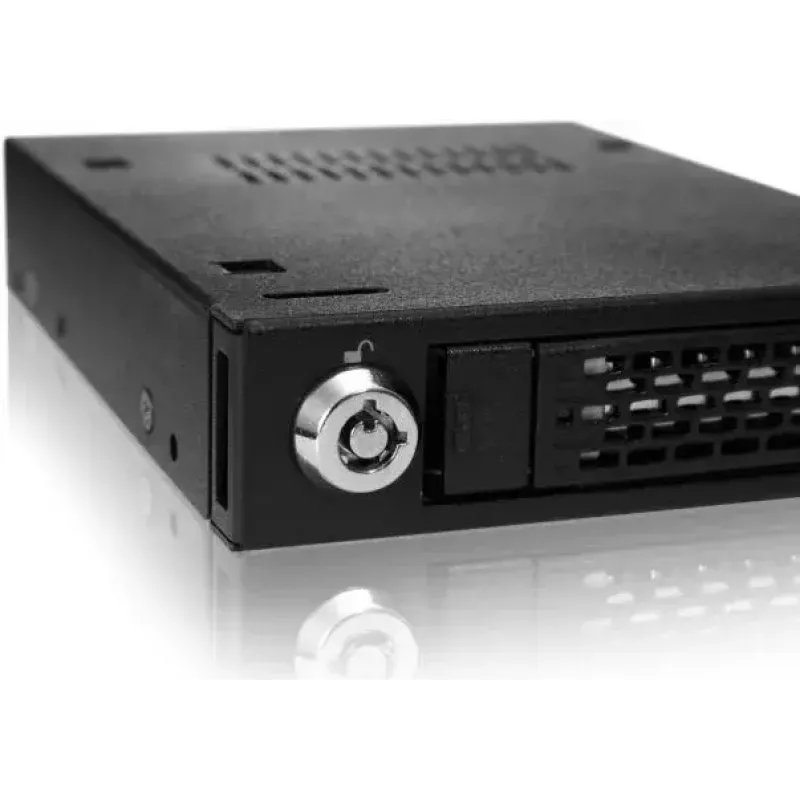 ICY BOX Festplattenwechselrahmen MB991IK-B, 6,40cm (2.5), SAS - SATA, High Quality, schwarz Aluminium-Wechselrahmen für 6,40cm (2.5) Festplatten mit S