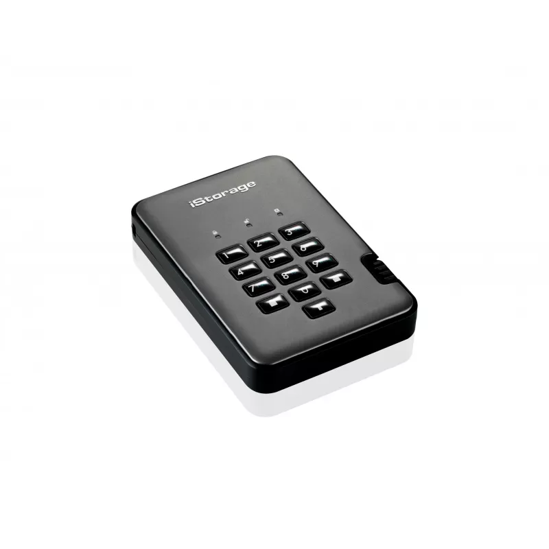 iStorage diskAshur PRO² HDD 500GB | Secure Portable Hard Drive |FIPS 140-2 Level 2, NCSC CPA, NLNCSA BSPA & NATO Restricted | AES-XTS 256-bit Hardware Encryption | PIN protected | OS & Platform Independent |GDPR, TAA Compliant|Brute force hack defence | Dust/Water Resistant