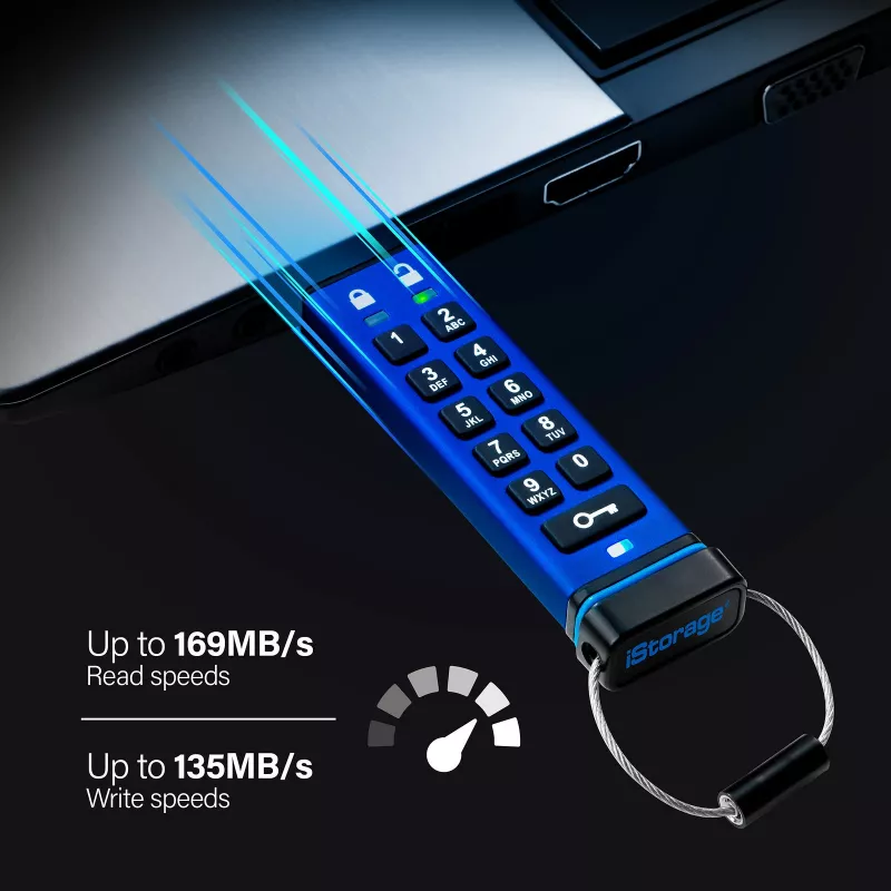 USB flash drive iStorage 4GB USB Type-A IS-FL-DA3-256-4