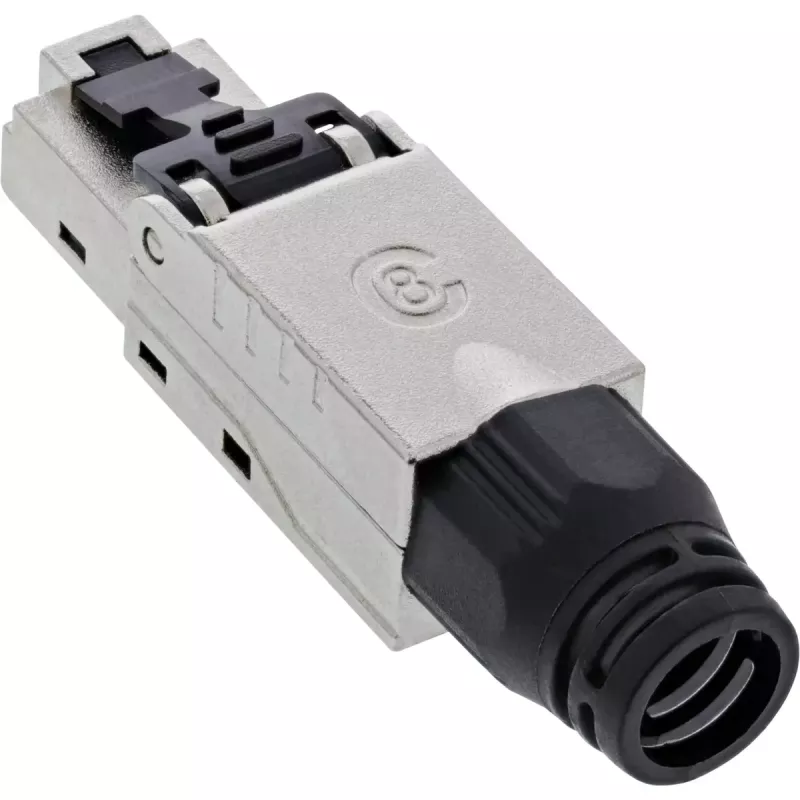 InLine RJ45 plug Cat.8.1 2000MHz, field-installable, shielded, with screw cap