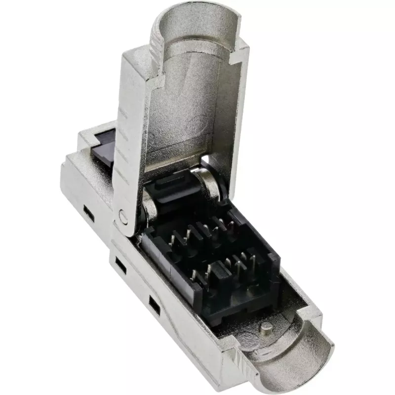 InLine RJ45 plug Cat.8.1 2000MHz, field-installable, shielded, with screw cap