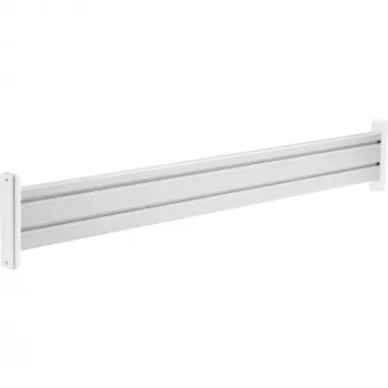 InLine Slatwall Panel Aluminium, for table mounting, 1m