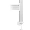 InLine Slatwall Panel Aluminium, for table mounting, 1m