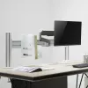 InLine Slatwall Panel Aluminium, for table mounting, 1m
