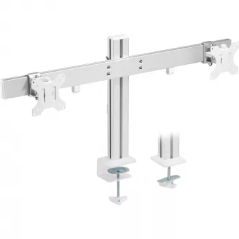 InLine Aluminium monitor desk mount for 2 monitors up to 32 inch, 8kg
