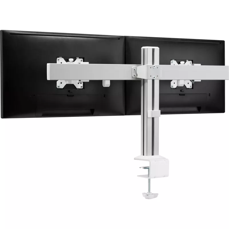 InLine Aluminium monitor desk mount for 2 monitors up to 32 inch, 8kg