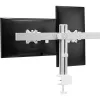 InLine Aluminium monitor desk mount for 2 monitors up to 32 inch, 8kg