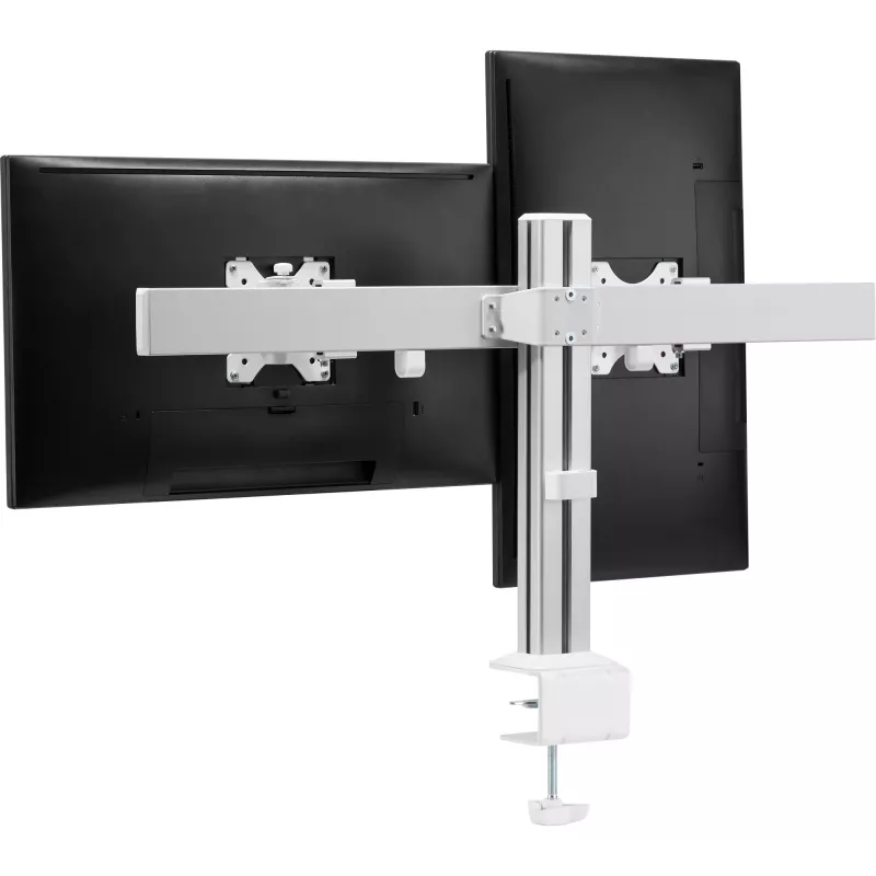 InLine Aluminium monitor desk mount for 2 monitors up to 32 inch, 8kg