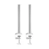 Column InLine 23181B Aluminium White 43mm Height Set of 2