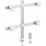 InLine Aluminium monitor desk mount for 4 monitors up to 32 inch, 8kg