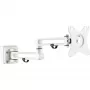 InLine Slatwall monitor bracket long white 8 kg 17 inch