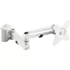 InLine Slatwall monitor bracket long white 8 kg 17 inch