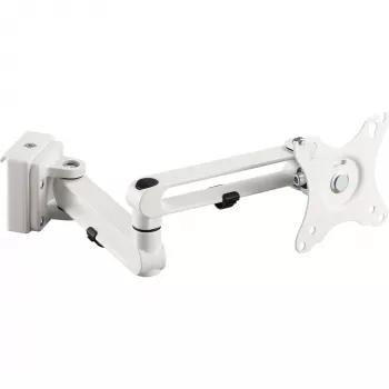InLine Slatwall monitor bracket long white 8 kg 17 inch