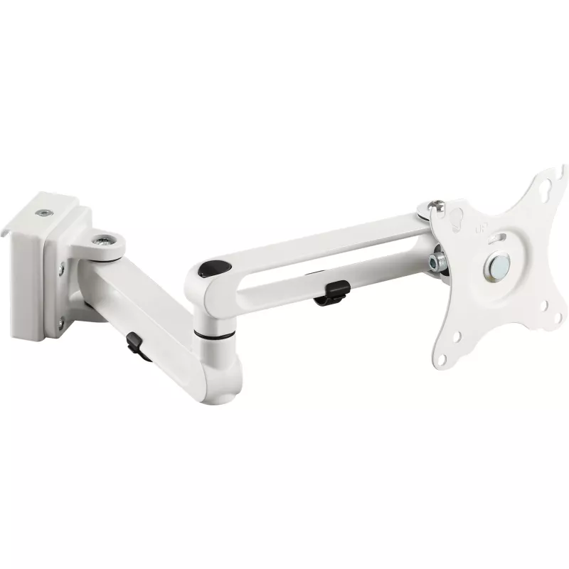 InLine Slatwall monitor bracket long white 8 kg 17 inch