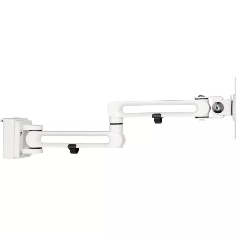 InLine Slatwall monitor bracket long white 8 kg 17 inch