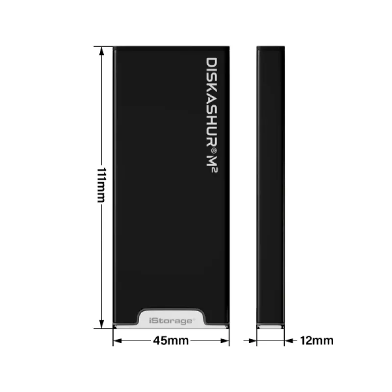 SSD iStorage diskAshur M2 PIN 1 TB USB Type-A Type-C