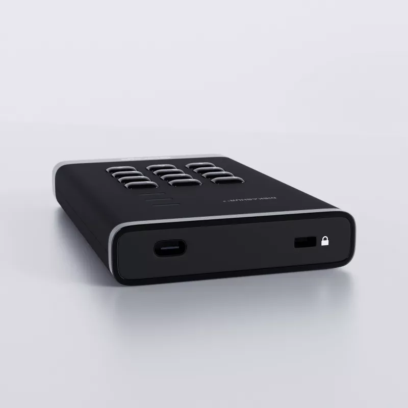 HDD iStorage 1TB USB 3.2 Gen 1 diskAshur3 Black