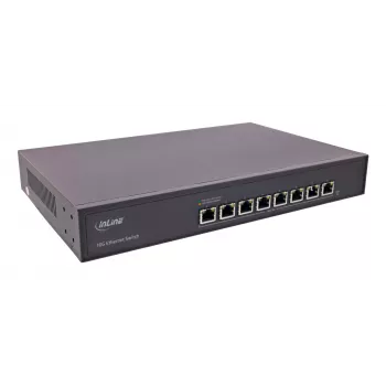 InLine 32308A network switch Unmanaged 10G Ethernet (100/1000/10000) Black