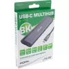 InLine 8-in-1 USB-C Multihub, HDMI, DP, USB 3.2, PD 3.0 100W, MST